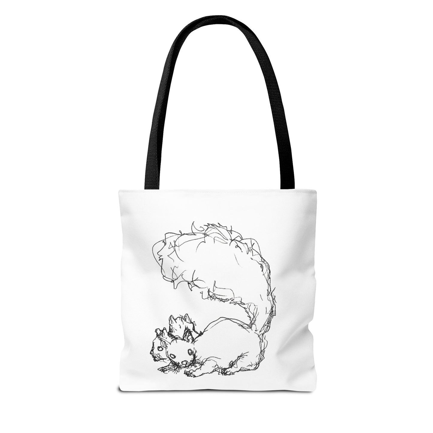 Signature Squirrel Tote Bag, Cute Animal Bag, Eco-Friendly Shopping Bag, Gift for Nature Lovers, Unique Art Canvas Bag