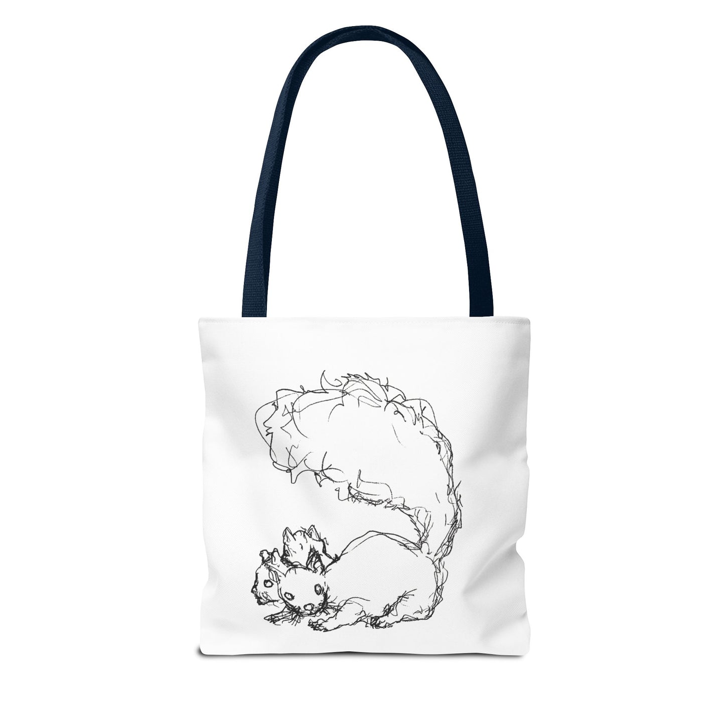Signature Squirrel Tote Bag, Cute Animal Bag, Eco-Friendly Shopping Bag, Gift for Nature Lovers, Unique Art Canvas Bag