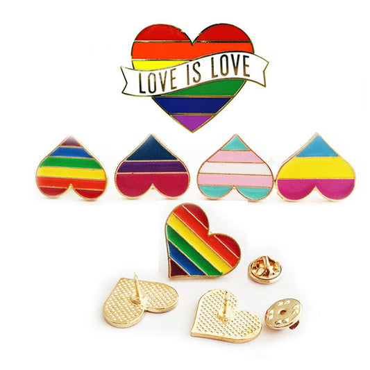 Love Is Love Enamel Pin Badge