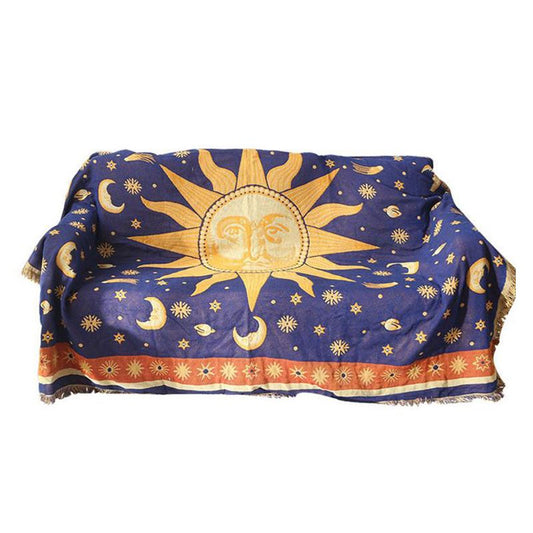 Sun Moon Stars Sofa Blanket